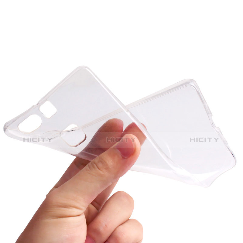 Carcasa Silicona Ultrafina Transparente T10 para Huawei P9 Plus Claro