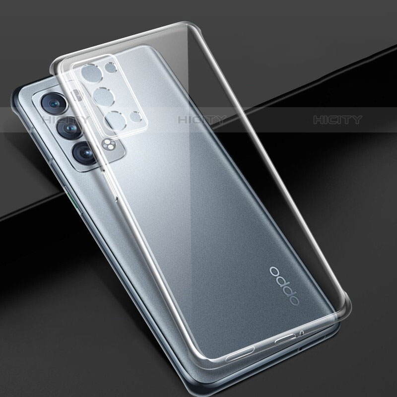 Carcasa Silicona Ultrafina Transparente T10 para Oppo Reno6 Pro 5G Claro