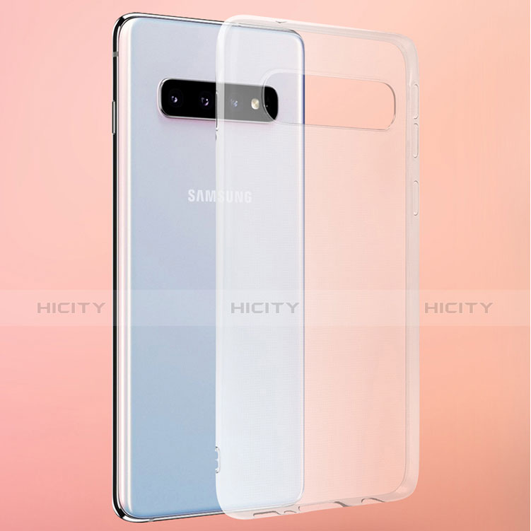 Carcasa Silicona Ultrafina Transparente T10 para Samsung Galaxy S10 Claro