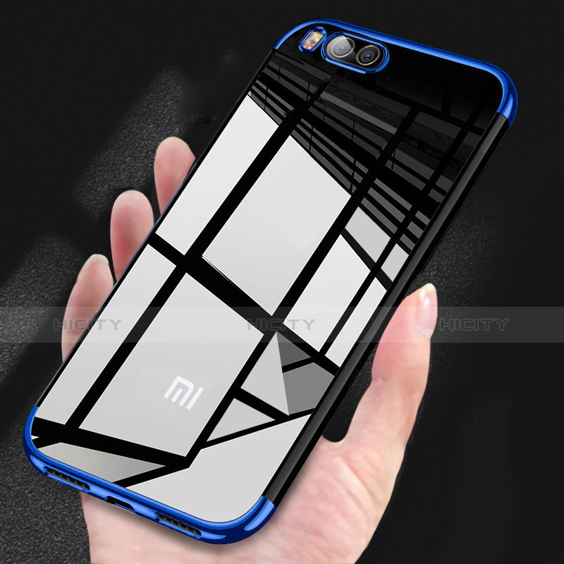 Carcasa Silicona Ultrafina Transparente T10 para Xiaomi Mi 6 Azul