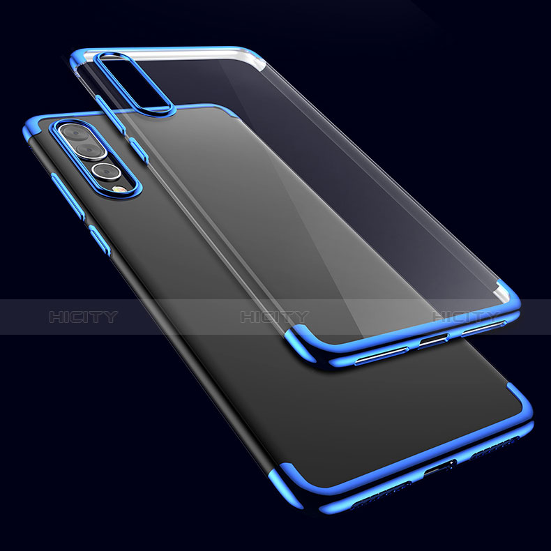 Carcasa Silicona Ultrafina Transparente T11 para Huawei P20 Pro Azul