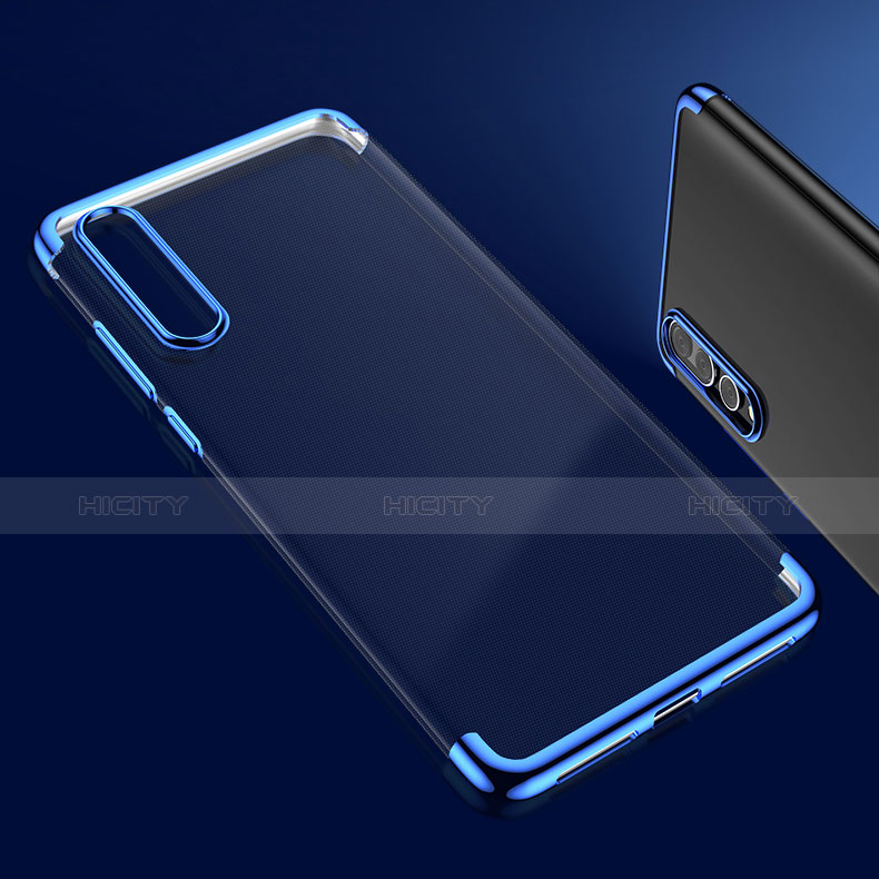 Carcasa Silicona Ultrafina Transparente T11 para Huawei P20 Pro Azul