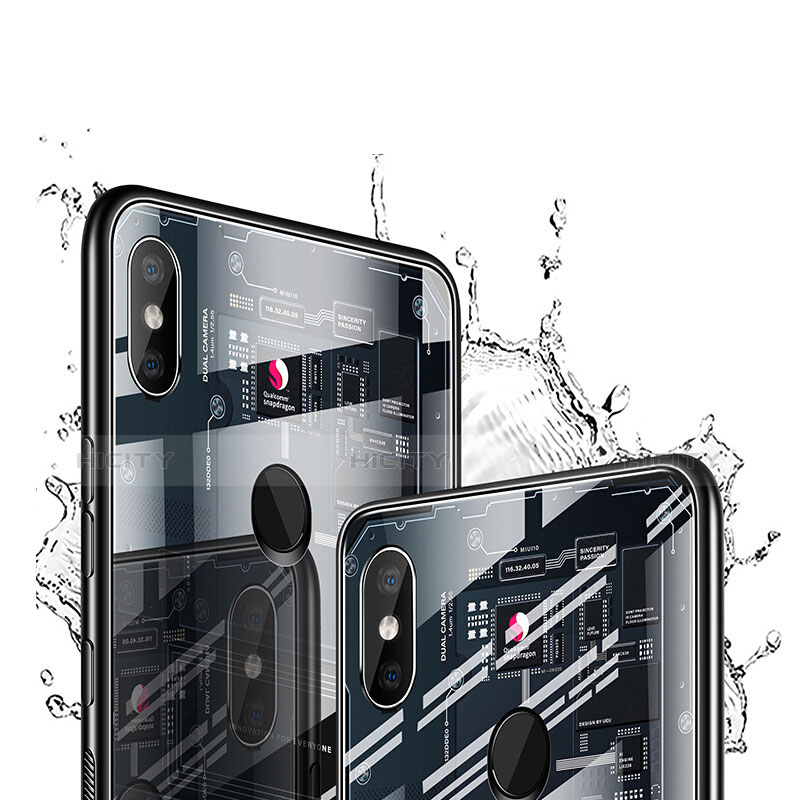 Carcasa Silicona Ultrafina Transparente T11 para Xiaomi Mi 8 Negro