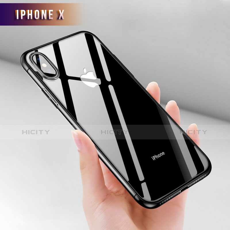 Carcasa Silicona Ultrafina Transparente T12 para Apple iPhone Xs Claro