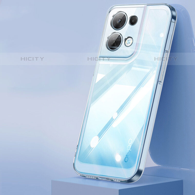 Carcasa Silicona Ultrafina Transparente T12 para Oppo Reno8 Pro 5G Claro