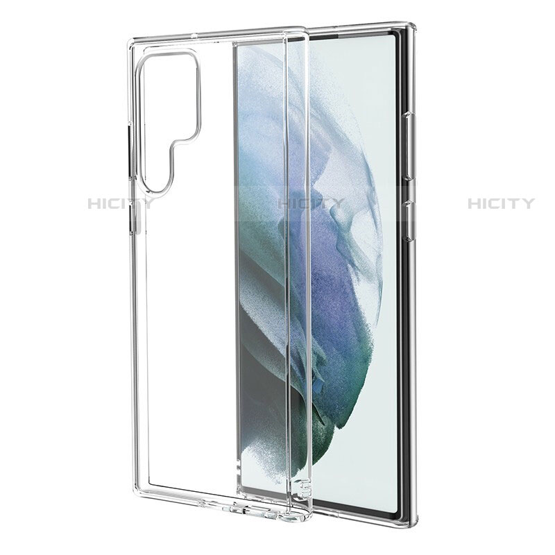 Carcasa Silicona Ultrafina Transparente T12 para Samsung Galaxy S22 Ultra 5G Claro