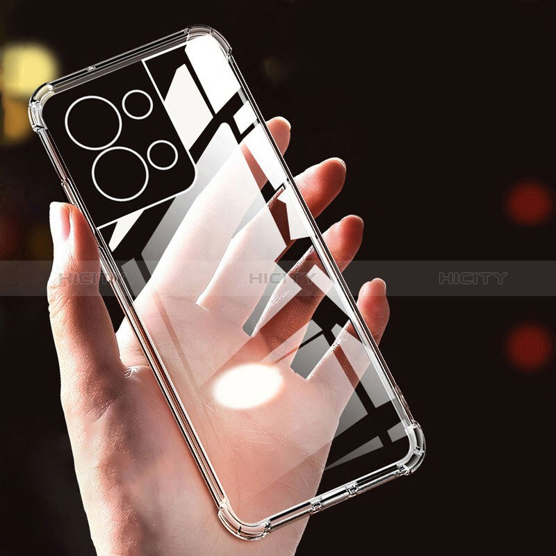 Carcasa Silicona Ultrafina Transparente T13 para Oppo Reno9 Pro+ Plus 5G Claro