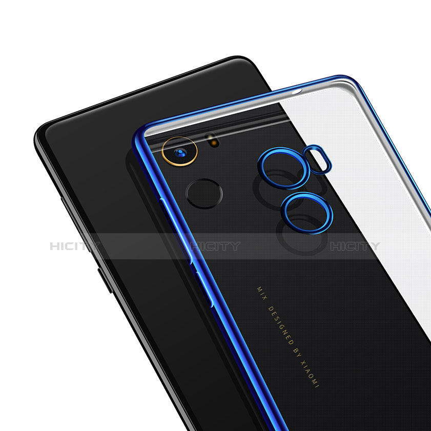 Carcasa Silicona Ultrafina Transparente T14 para Xiaomi Mi Mix Evo Azul