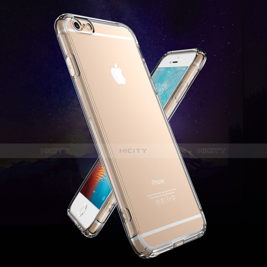 Carcasa Silicona Ultrafina Transparente T15 para Apple iPhone 6S Claro