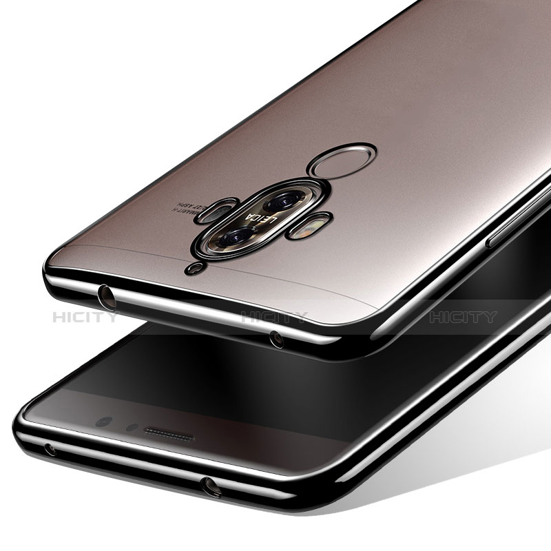 Carcasa Silicona Ultrafina Transparente T15 para Huawei Mate 9 Negro