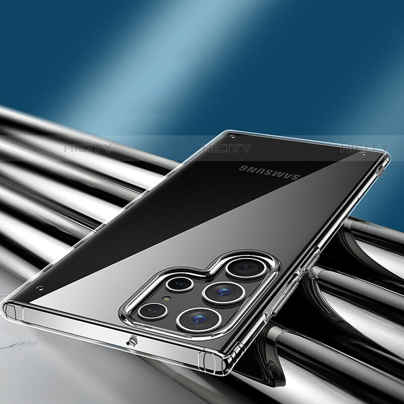 Carcasa Silicona Ultrafina Transparente T19 para Samsung Galaxy S22 Ultra 5G Claro