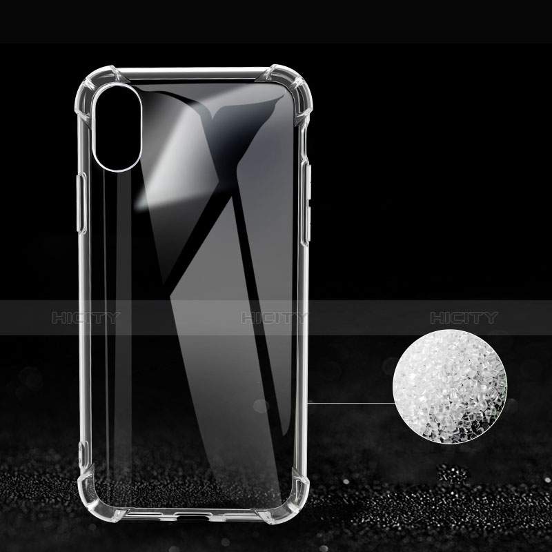 Carcasa Silicona Ultrafina Transparente T21 para Apple iPhone X Claro