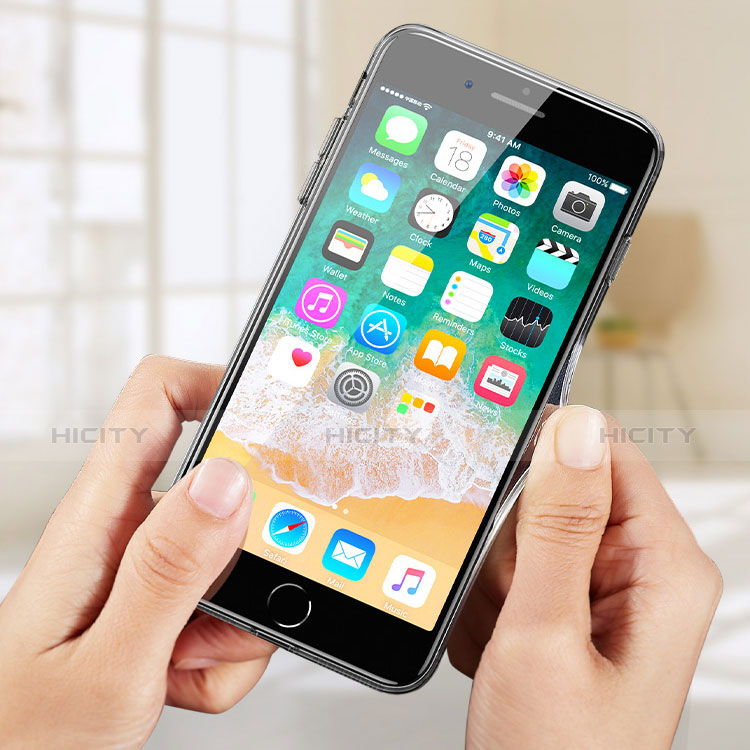 Carcasa Silicona Ultrafina Transparente T26 para Apple iPhone 7 Plus Claro