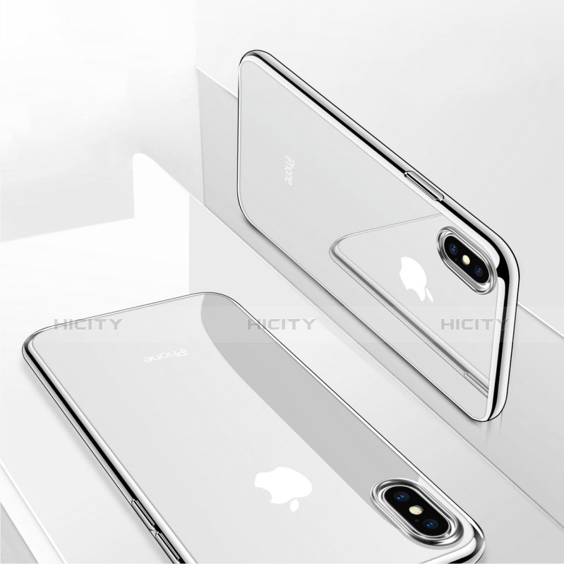 Carcasa Silicona Ultrafina Transparente T27 para Apple iPhone X Claro