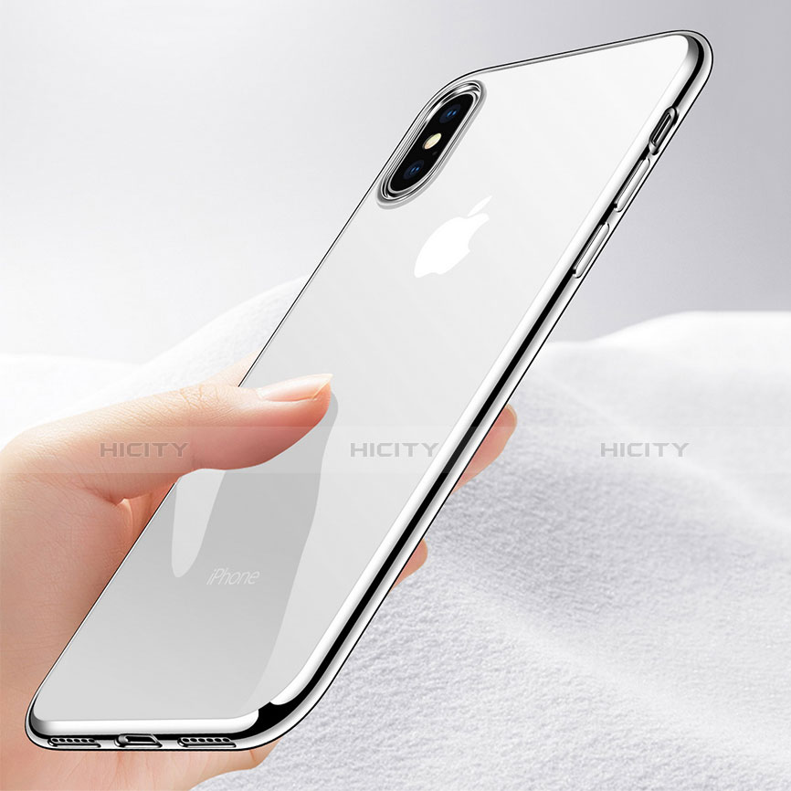 Carcasa Silicona Ultrafina Transparente T27 para Apple iPhone Xs Claro