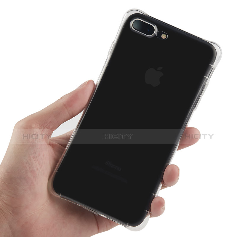 Carcasa Silicona Ultrafina Transparente Z06 para Apple iPhone 8 Plus Claro