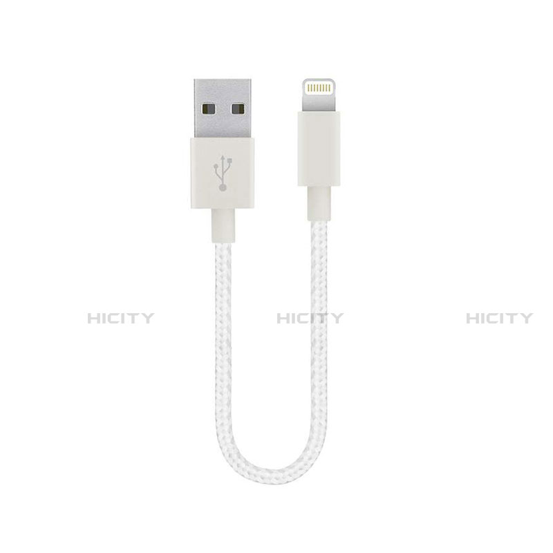 Cargador Cable USB Carga y Datos 15cm S01 para Apple iPad 10.2 (2020)