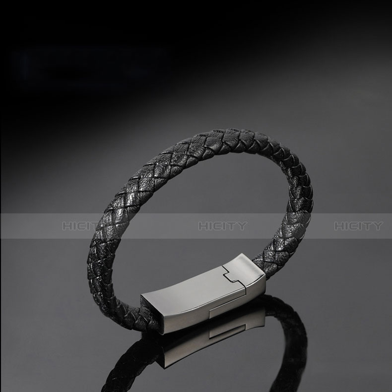 Cargador Cable USB Carga y Datos 20cm S02 para Apple iPhone Xs Max Negro