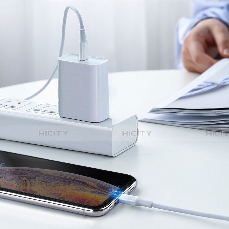 Cargador Cable USB Carga y Datos C02 para Apple iPad Pro 12.9 (2020) Blanco