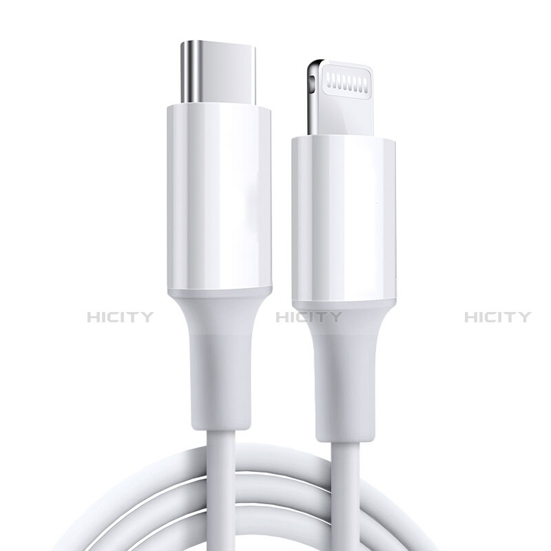 Cargador Cable USB Carga y Datos C02 para Apple iPhone 13 Pro Blanco
