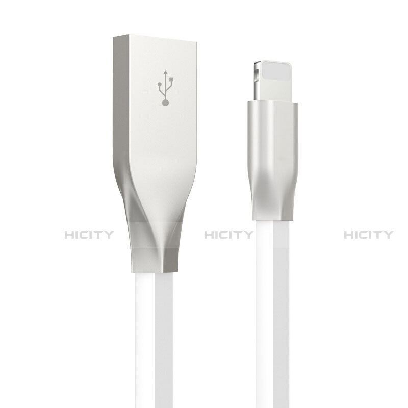 Cargador Cable USB Carga y Datos C05 para Apple iPhone 12 Mini Blanco