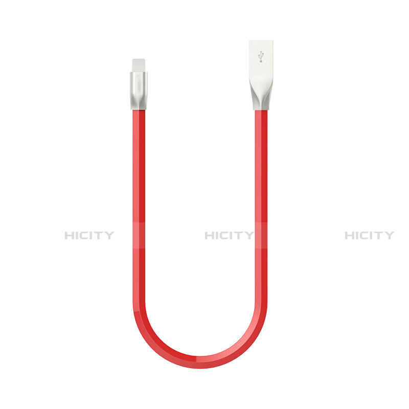 Cargador Cable USB Carga y Datos C06 para Apple iPhone 13 Mini Rojo