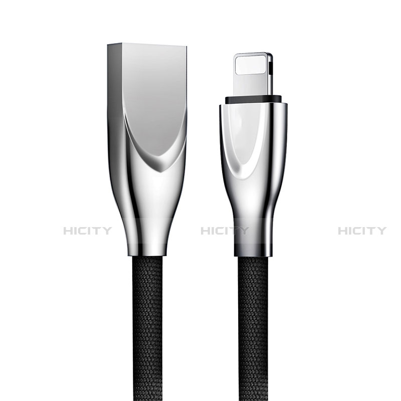 Cargador Cable USB Carga y Datos D05 para Apple iPad Pro 12.9 (2020) Negro