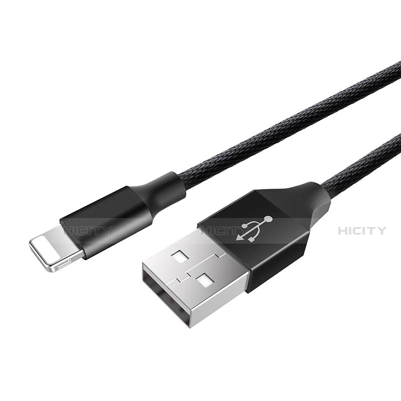 Cargador Cable USB Carga y Datos D06 para Apple iPad Pro 12.9 (2017) Negro