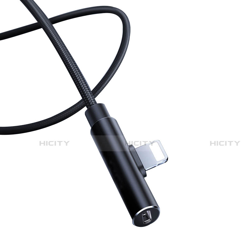 Cargador Cable USB Carga y Datos D07 para Apple iPad 10.2 (2020) Negro
