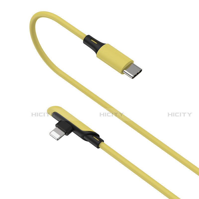 Cargador Cable USB Carga y Datos D10 para Apple iPad Mini 2 Amarillo