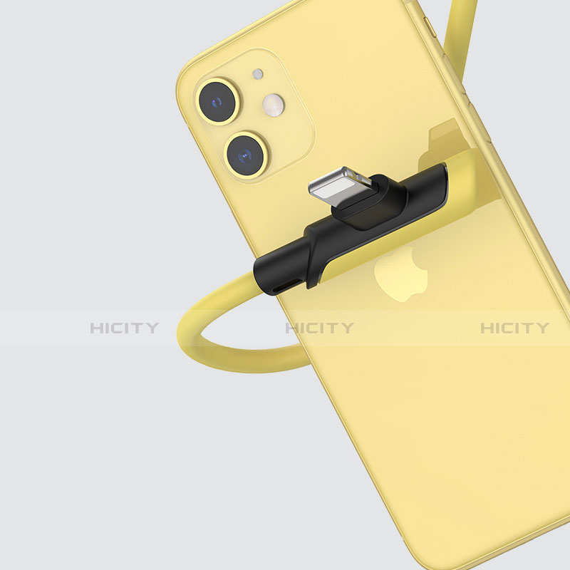 Cargador Cable USB Carga y Datos D10 para Apple iPhone 8 Plus Amarillo