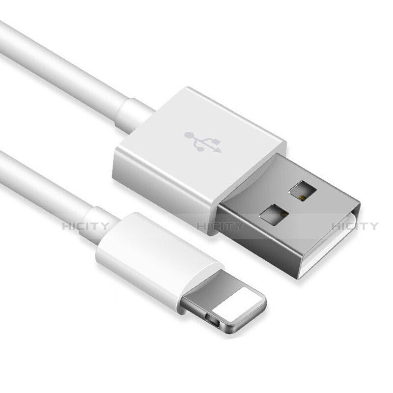 Cargador Cable USB Carga y Datos D12 para Apple iPad Mini 2 Blanco