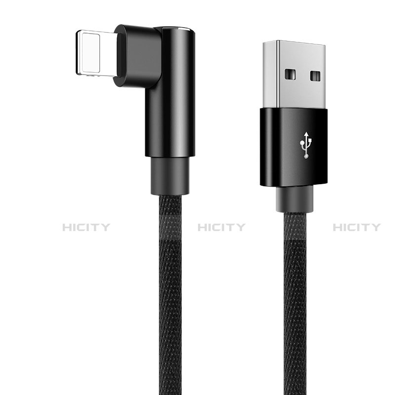 Cargador Cable USB Carga y Datos D16 para Apple iPhone 13 Mini Negro