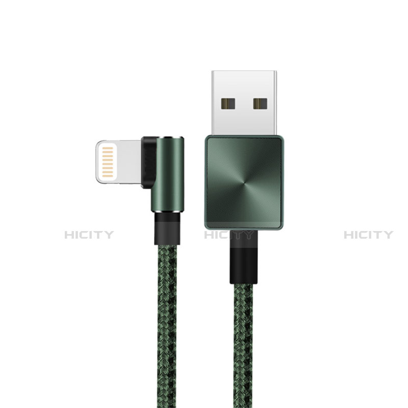 Cargador Cable USB Carga y Datos D19 para Apple iPad 4 Verde