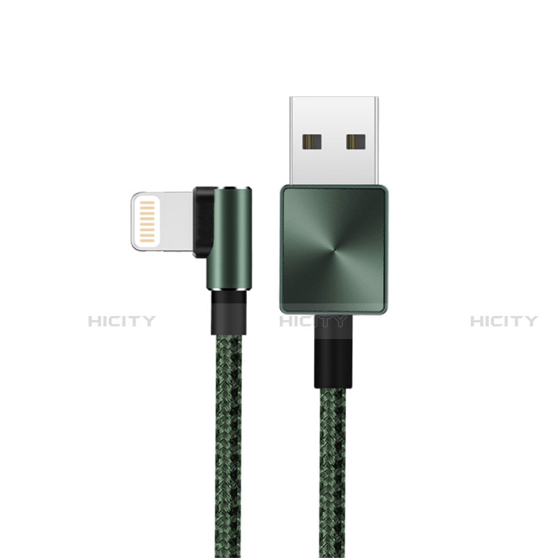 Cargador Cable USB Carga y Datos D19 para Apple iPod Touch 5 Verde