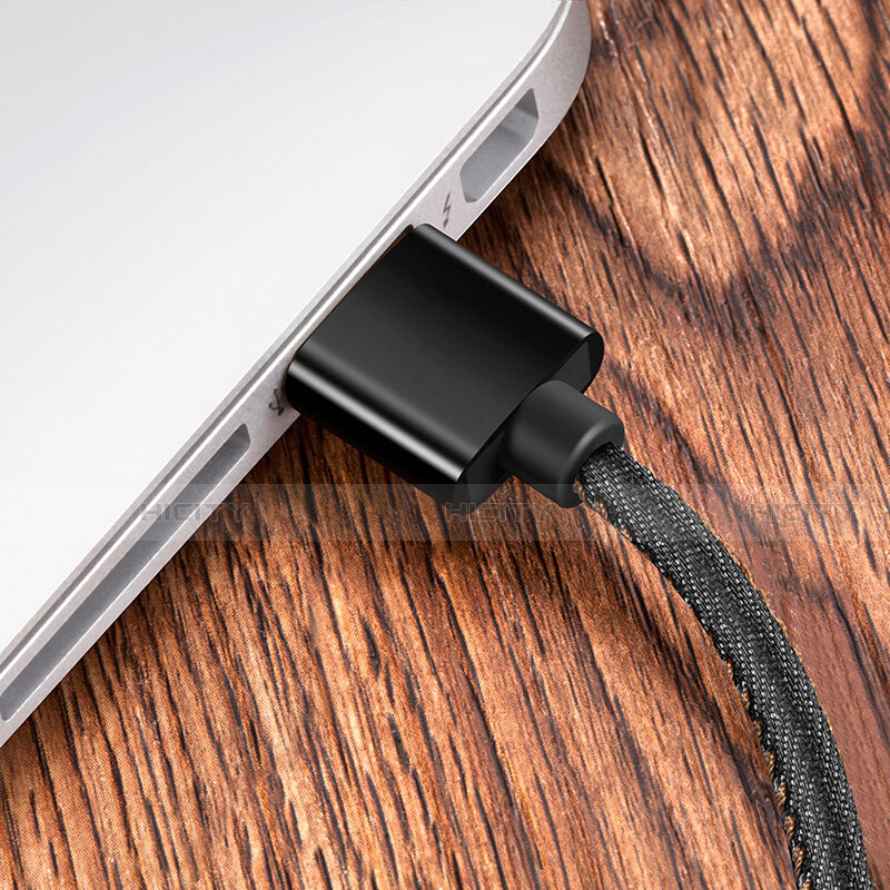 Cargador Cable USB Carga y Datos L04 para Apple iPhone 12 Pro Max Negro