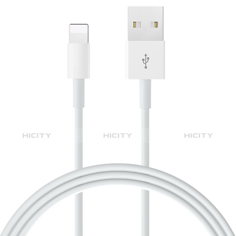 Cargador Cable USB Carga y Datos L09 para Apple iPhone 11 Pro Blanco