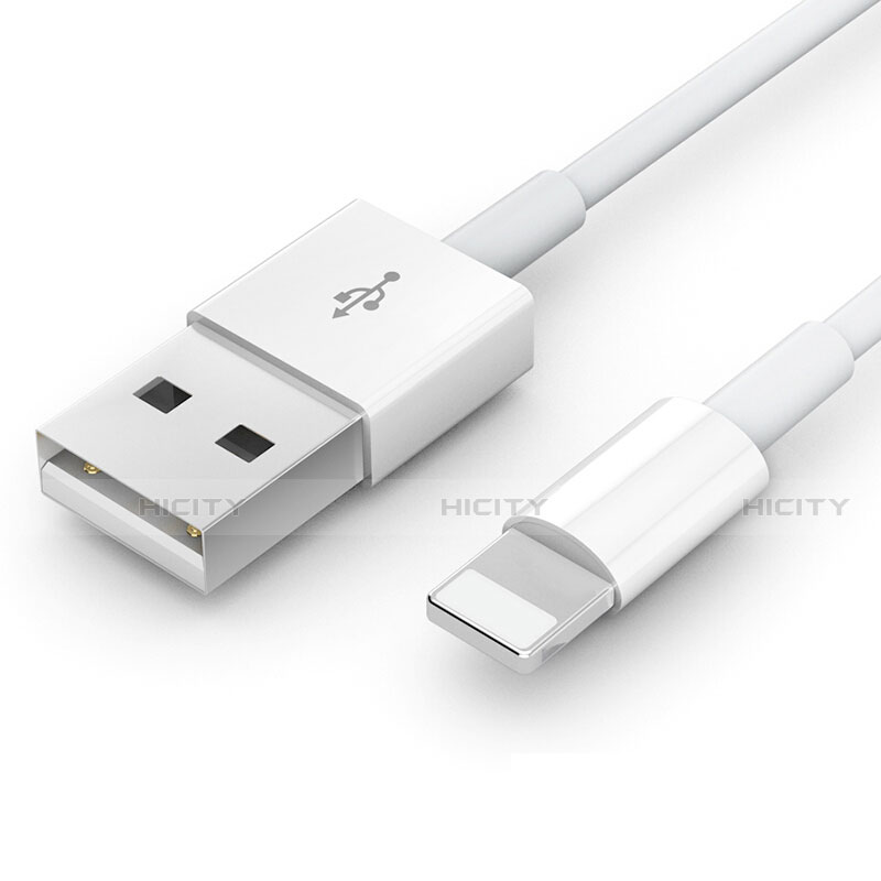 Cargador Cable USB Carga y Datos L09 para Apple iPhone 12 Pro Blanco