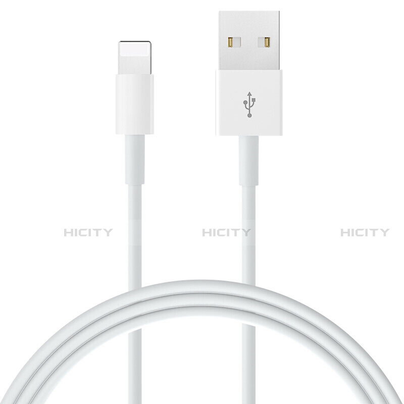 Cargador Cable USB Carga y Datos L09 para Apple iPhone 12 Pro Blanco