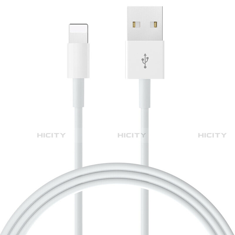 Cargador Cable USB Carga y Datos L09 para Apple iPhone 14 Blanco
