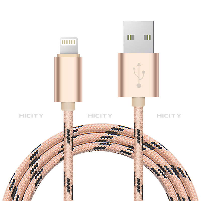 Cargador Cable USB Carga y Datos L10 para Apple iPad Mini 5 (2019) Oro