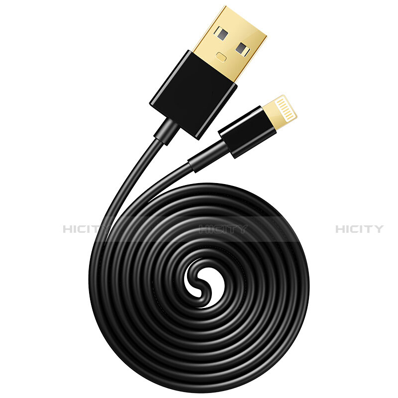 Cargador Cable USB Carga y Datos L12 para Apple iPhone 12 Pro Max Negro