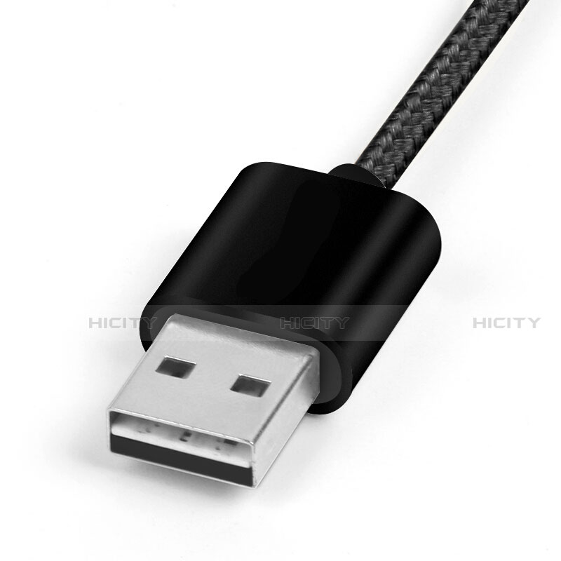 Cargador Cable USB Carga y Datos L13 para Apple iPhone 12 Mini Negro
