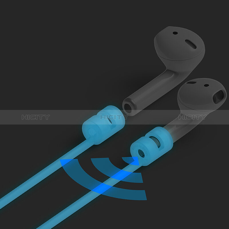 Correa Deportiva Cable Anti-Perdido Sport Strap Fluorescencia C02 para Apple AirPods Blanco