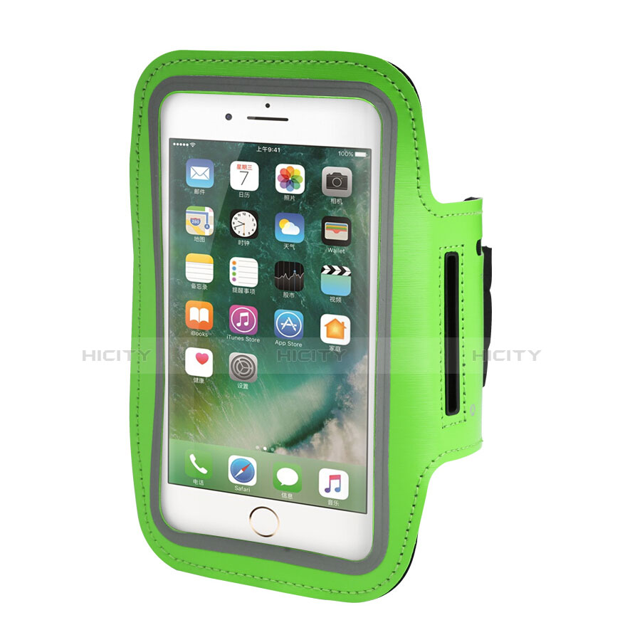 Funda Brazalete Deportivo Brazo Correr Universal B02 Verde