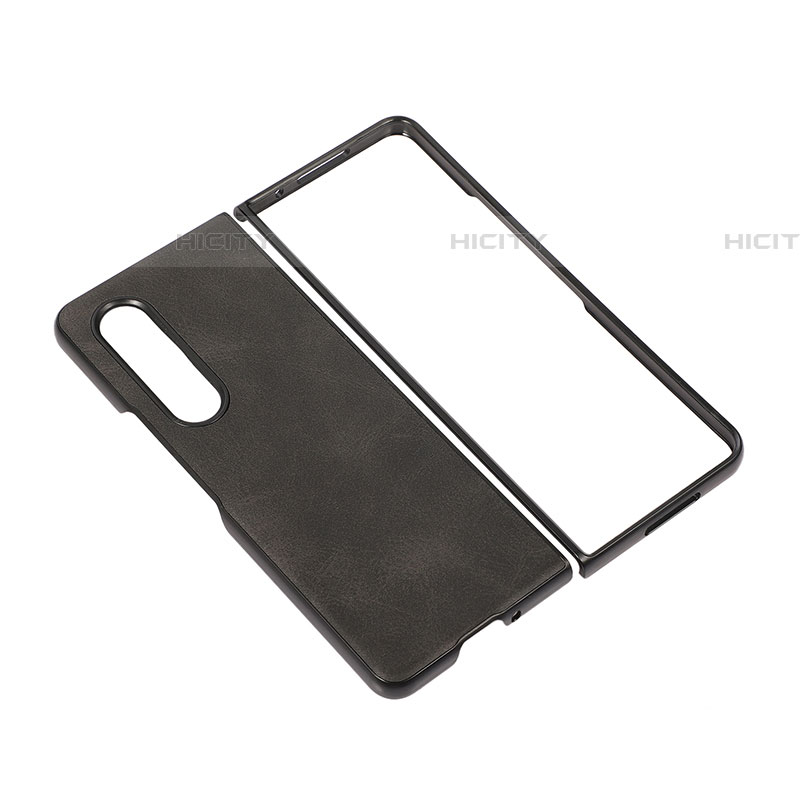 Funda Bumper Lujo Cuero y Plastico Mate Carcasa B01 para Samsung Galaxy Z Fold4 5G