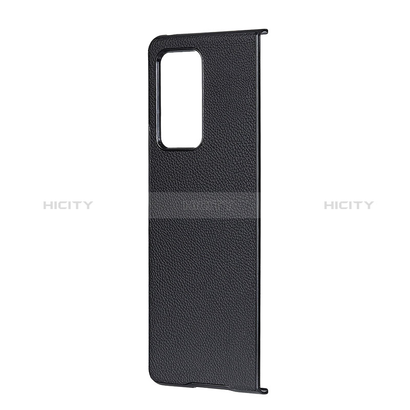 Funda Bumper Lujo Cuero y Plastico Mate Carcasa BH1 para Samsung Galaxy Z Fold2 5G