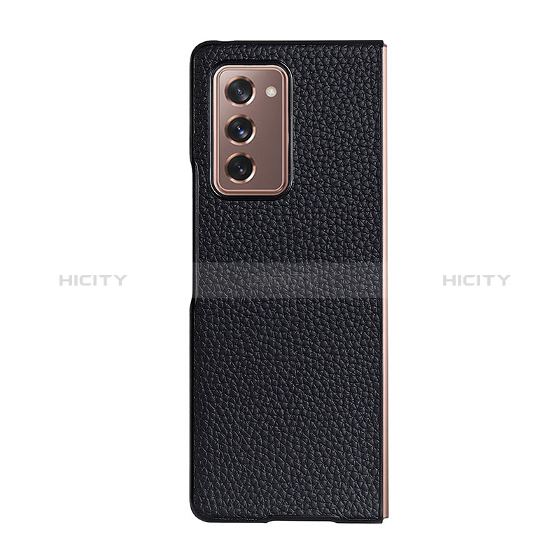 Funda Bumper Lujo Cuero y Plastico Mate Carcasa BH2 para Samsung Galaxy Z Fold2 5G