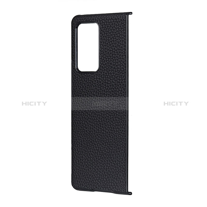 Funda Bumper Lujo Cuero y Plastico Mate Carcasa BH2 para Samsung Galaxy Z Fold2 5G