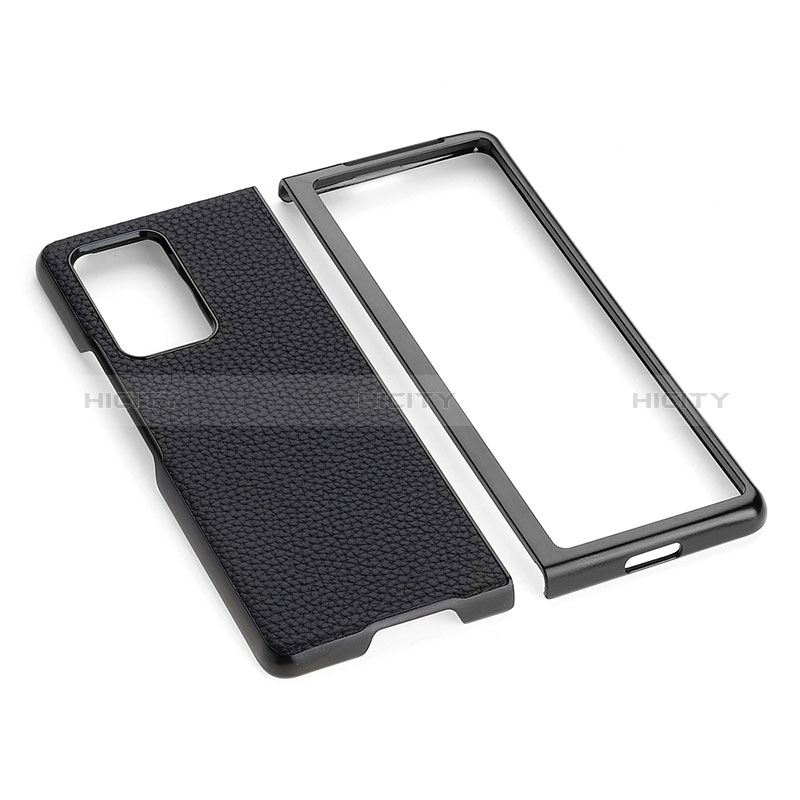 Funda Bumper Lujo Cuero y Plastico Mate Carcasa BH2 para Samsung Galaxy Z Fold2 5G